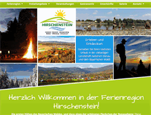 Tablet Screenshot of hirschenstein-bayerischer-wald.de